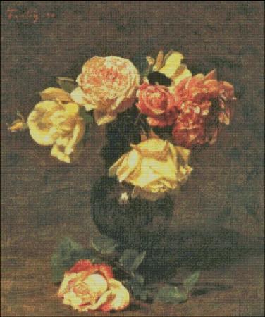 (image for) Fantin-Latour: Yellow Roses